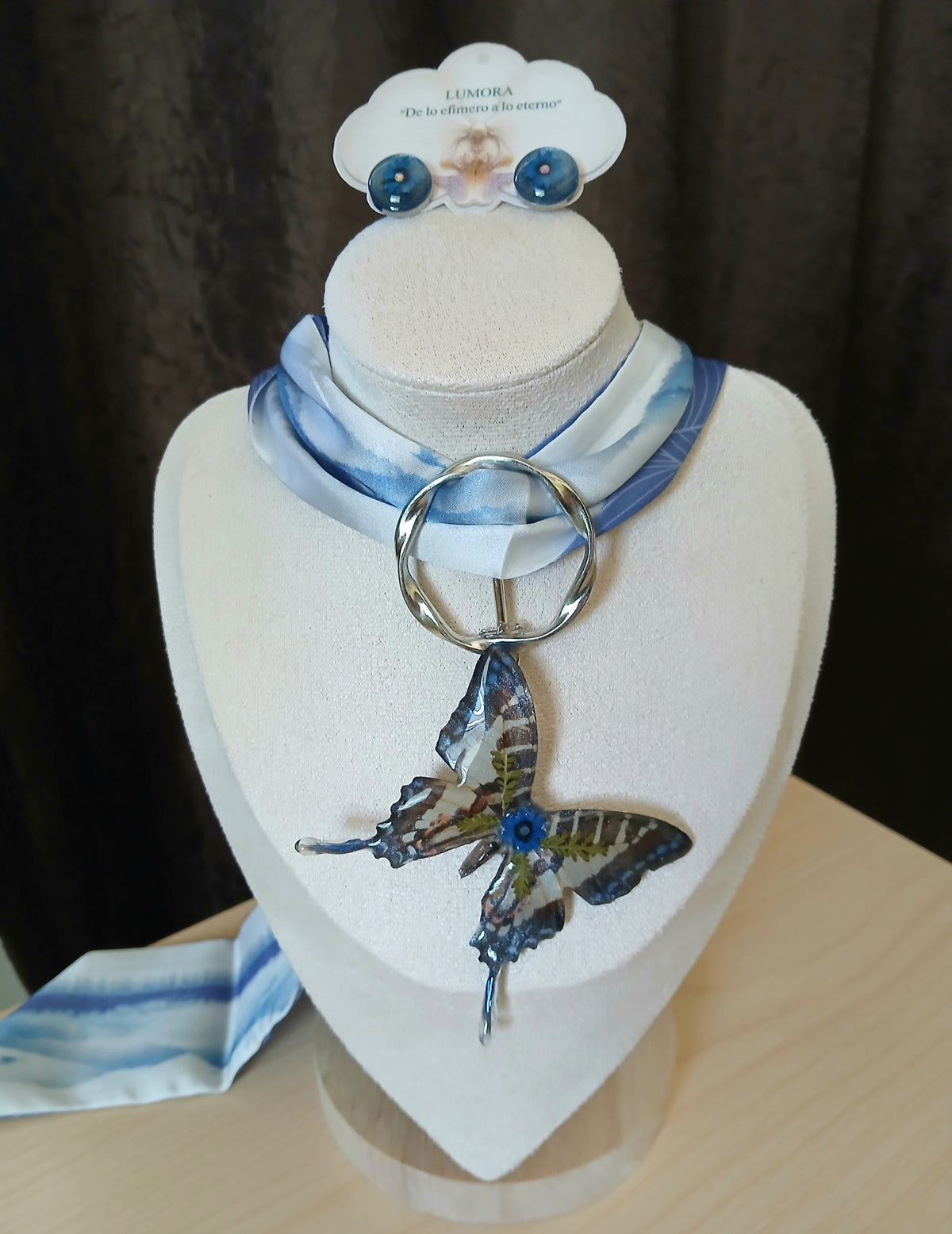 Mariposa Azul Cielo